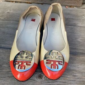 Hogl 3 toned patten leather ballet flats 37.5